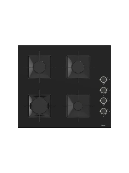 Ferre SS205 Siyah Ankastre Cam Ocak 60 cm ( Kare Gözlü ) ürün görseli