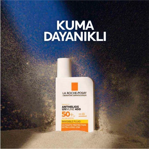 La Roche Posay Anthelios UVMUNE400 Invisible Fluid Tüm Cilt Tipleri Için SPF50+ Yüz Güneş Kremi 50 M - Resim 4