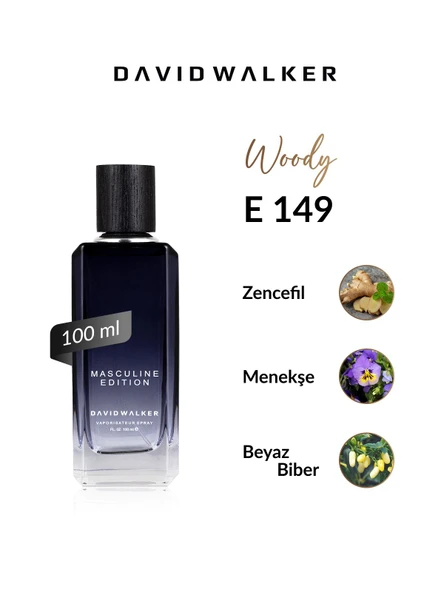 David Walker E149 Hughess 100 ml Erkek Parfüm | Woody ürün görseli 1