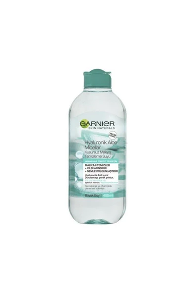 Garnier Micellar Hyaluronik Aloe Kusursuz Makyaj Temizleme Suyu 400 ml - Resim 2