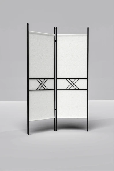 Retodesign BEYAZ 2 KANAT PARAVAN 1442B ürün görseli