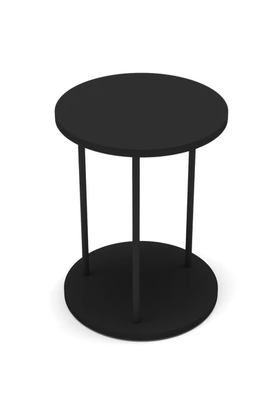 Retodesign YUVARLAK SİYAH C SEHPA 1612 ürün görseli