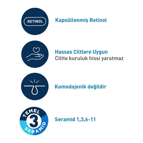 Cerave Yağlı ve Düzensiz Ciltler için Retinol Serum 30 ml 2 Adet - Resim 3