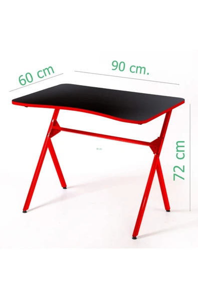 RETODİZAYN Retodesign Çalışma Gaming Masa 5108 - Resim 3