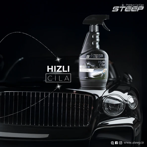 STEEP Ultimate Oto Yıkama Seti 6 Parça Premium Ürün ve Mikrofiber 40X40 Bez - Resim 3