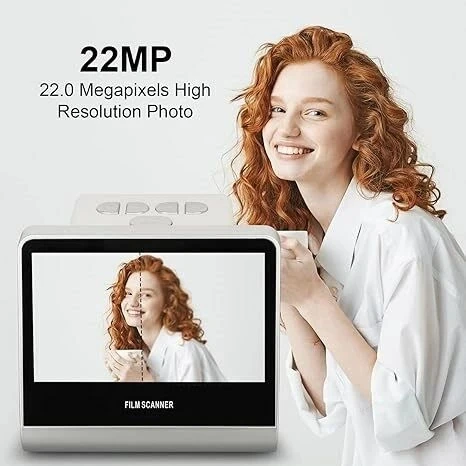 Jerbiaby 5 Inc LCD Ekranlı 22MP Film Tarayıcı 16GB - Resim 4