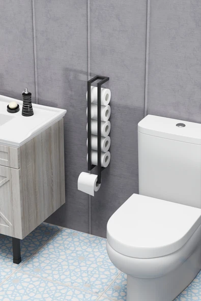Retodesign Duvara Monte Wc Kağıtlık, Duvar Rafı 1875 - Resim 2