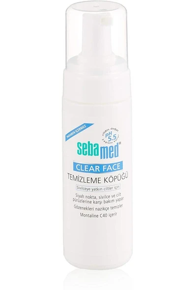 Sebamed Clear Face Sivilce ve Akne Karşıtı Yüz Temizleyici Köpük 150 ml 1 Paket (1 x 150 ml) ürün görseli