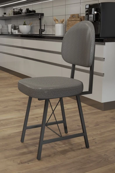 Retodesign Stil Yemek ve Salon Sandalyesi 1260 - Resim 3