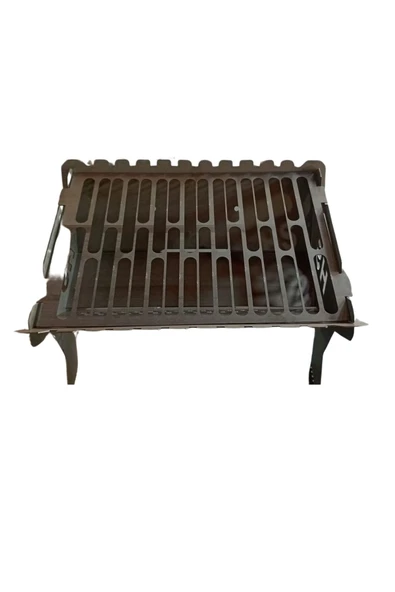 VANİLLA HANDESEVİM Katlanabilir Mangal | 25x40 cm Pişirme Alanı | 1,5 mm Kalınlık ürün görseli