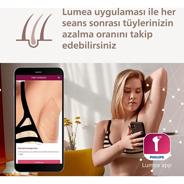 Lumea Prestige Ipl Tüy Alma Cihazı + Vücut ve Yüz Başlığı Brı950/00 - Resim 4
