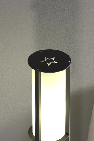 Retodesign RETOHOME YILDIZ YUVARLAK LAMBADER . RAFLI LAMBADER. KİTAPLIKLI LAMBADER 1701 - Resim 4