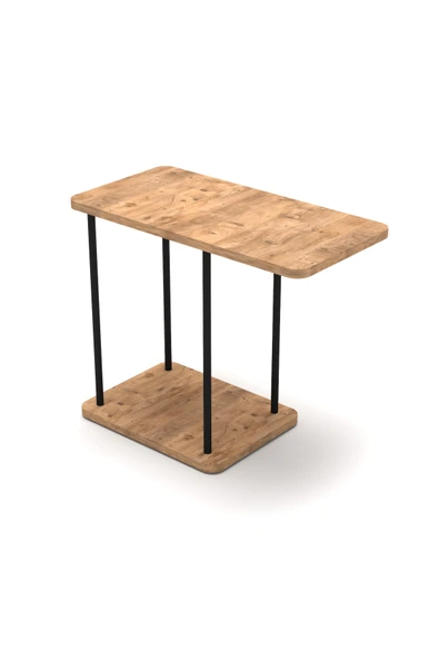 Retodesign ÇAM DİKDÖRTGEN YAN SEHPA 1614 - Resim 3