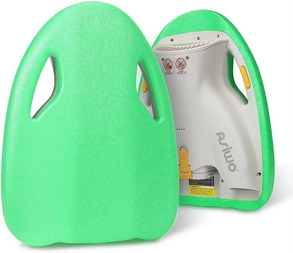 Asiwo Yüzme Eğitim Kickboard, Elektrikli, 3 Hızlı, Yüzme Havuz Tahtası - Yeşil ürün görseli 1