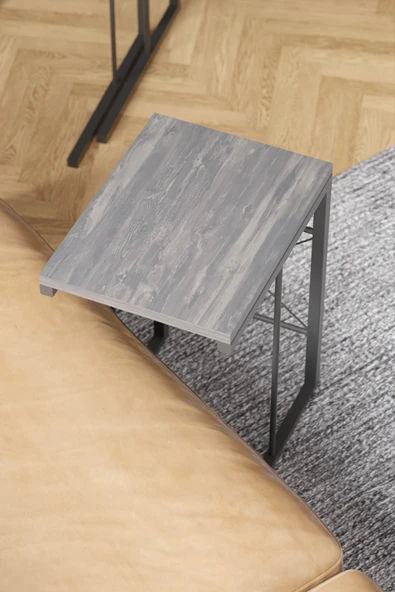 Retodesign 3 Lü Tuvalu Zigon Sehpa 3003 - Resim 5