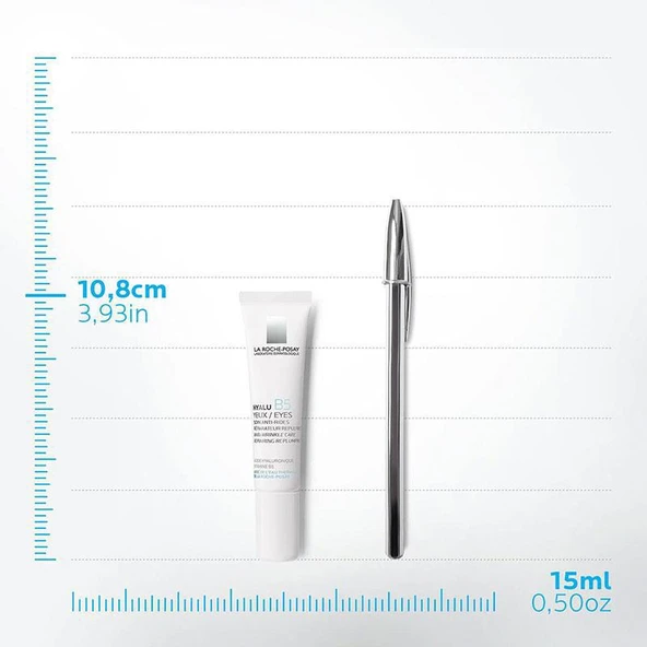 La Roche Posay Hyalu B5 Kırışıklık Karşıtı-Aydınlatıcı B5 Vitamini-Hyalüronik Asit Hipoalerjenik 40 Yaş + Göz Çevresi Krem 15 ml - Resim 4