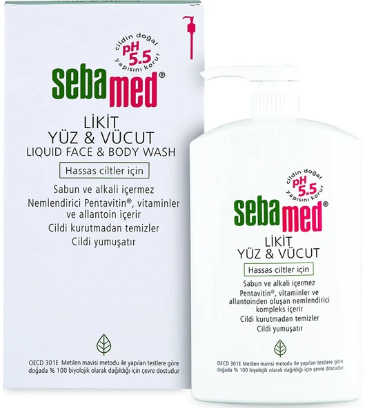 Sebamed Yüz ve Vücut Temizleyici Likit 1000ML (3 Lü Set) - Resim 3