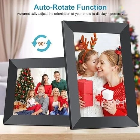 YunQiDeer 10.1 Inc WiFi Dijital Fotoğraf Çerçevesi 1280x800P IPS Ekran 16GB ürün görseli 1