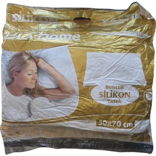 Lila Home Boncuk Silikon Yastık 2 Adet - Resim 3