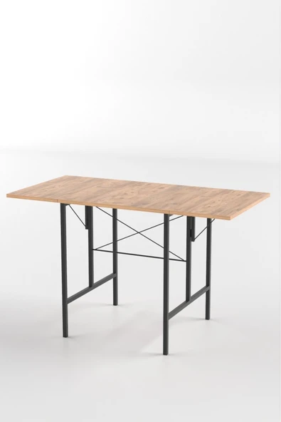 Retodesign RETODESİGN YILDIZ KATLANIR MUTFAK MASASI . KATLANIR MASA 1625 - Resim 6