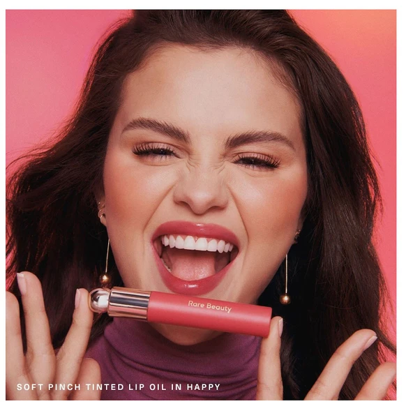 Rare Beauty Soft Pinch Tinted Lip Oil Honesty Renkli Dudak Yağı - Resim 2