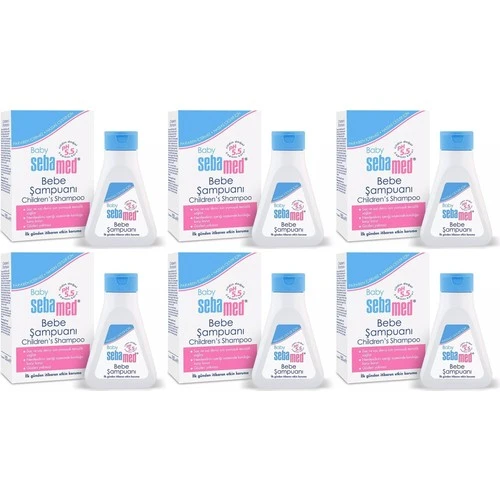 Sebamed Bebek Şampuanı 150ML Yeni Doğan (6 Lı Set) ürün görseli