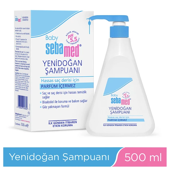 Nessiworld Sebamed Baby Yenidoğan Bebek Şampuanı 500ml - Resim 2
