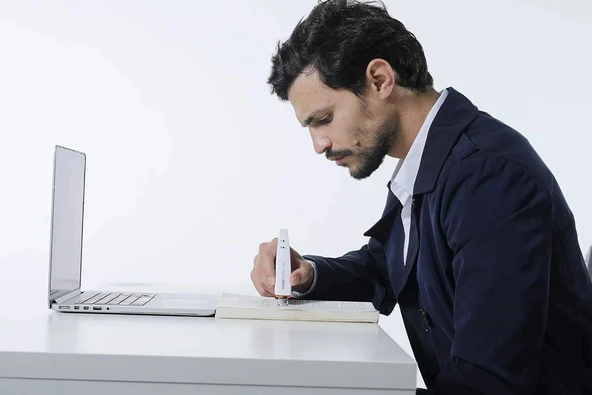 Scanmarker Air Pen Tarayıcı, Okuma Kalemi ve Tercüman - iOS, Android - Beyaz - Resim 3