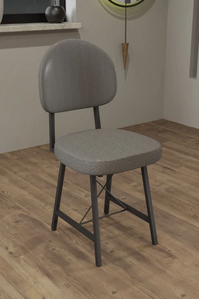 Retodesign 2 Adet Stil  Mutfak ve Salon Sandalyesi 12602 - Resim 5