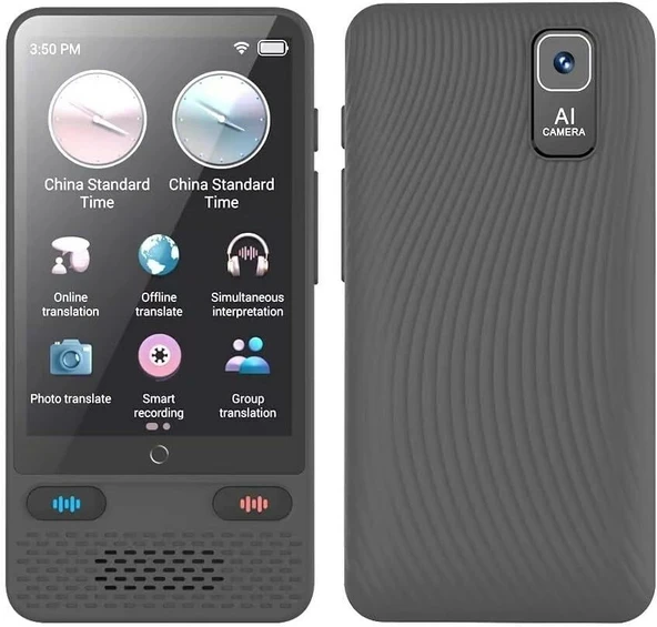 Rodxegu Çift Yönlü Dil Tercümanı - 138 Dil Çevrimiçi/Çevrimdışı/Yapay Zeka/Ses ürün görseli 1