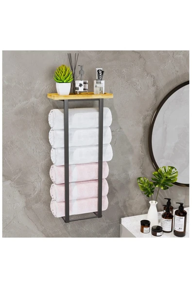 Retodesign Havlu Rafı .Banyo Rafı ürün görseli