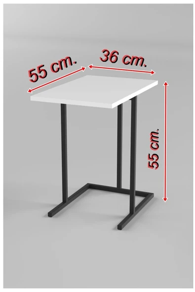 Retodesign RETODESİGN BÜYÜK ZİGON SEHPA, YAN SEHPA 3110B - Resim 5