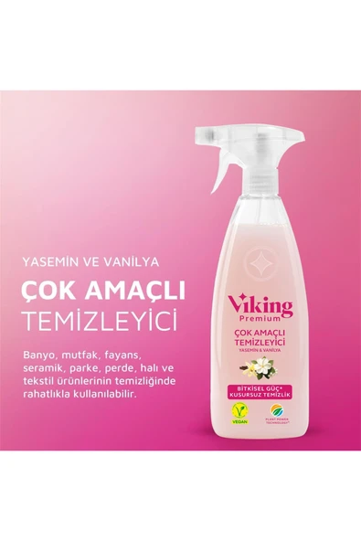 Premium Çok Amaçlı Yasemin & Vanilya 750 Ml 2 Adet - Resim 3