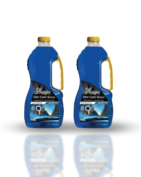 STEEP Oto Cam Suyu -20 Derece Antifriz İçerikli 1.8 Lt 2 Adet ürün görseli 1