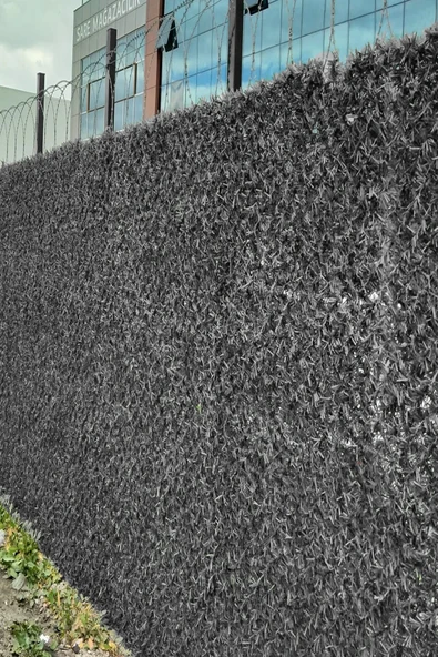Tanpet Antrasit Çim Çit Örgü Telli Bahçe Çiti 120 cm X 2 Mt - Resim 5