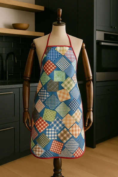 Dijital Baskılı Su Sıvı Geçirmez Leke Tutmaz Mutfak Önlüğü - Resim 4