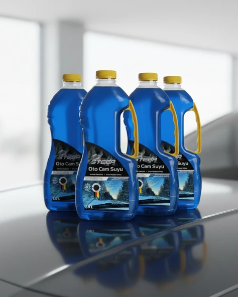 STEEP Oto Cam Suyu -20 Derece Antifriz İçerikli 1.8 Lt 4 Adet - Resim 2