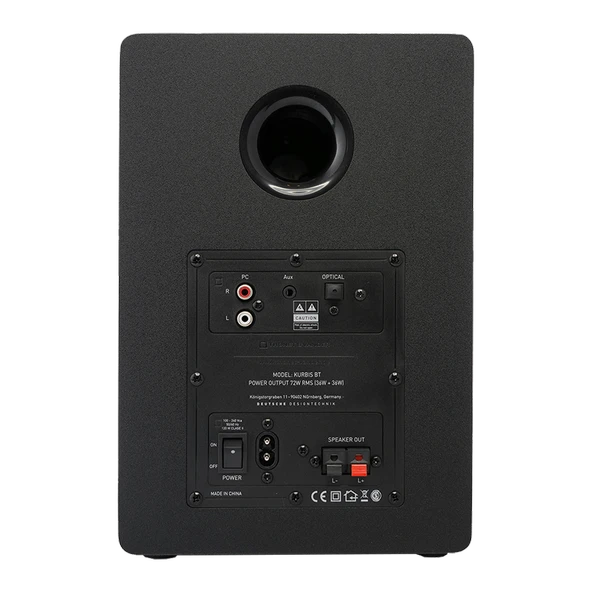 Thonet & Vander Kurbis Bluetooth Uzaktan Kumandalı RCA 72W Ahşap Renk 2.0 RMS Hoparlör HK096-03632 - Resim 5