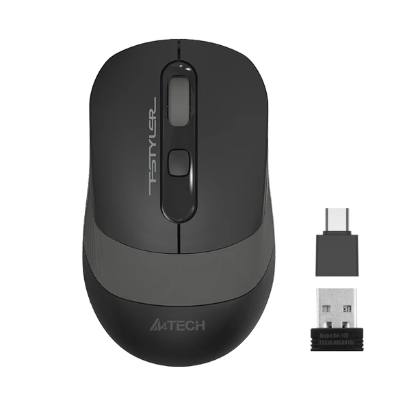 A4 TECH FG10CS OPTIK MOUSE SILENT GRİ 2000 DPI ürün görseli
