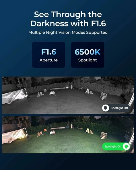 Reolink Duo 3 PoE 16MP UHD Çift Lensli PoE Güvenlik Kamerası - Resim 4