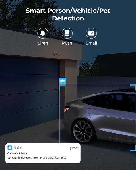 Reolink CX410 F1.0 Diyafram Açıklığına Sahip 2K PoE Güvenlik Kamerası Dış Mekan - Resim 4