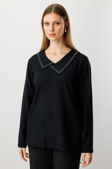 On Kadın Kazak 26KON65395 - Resim 9