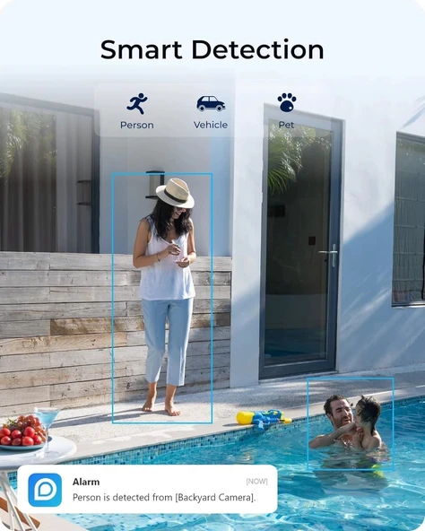 Reolink Argus Eco Ultra, Dış Mekan Kablosuz Solar Kamera, 4K Güvenlik Kamerası - Resim 3