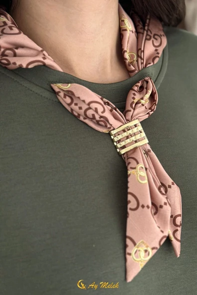 Kadın Modal Takım (HEDİYE Fular Aksesuarlı) Geniş Paça Spor Alt Üst Takım - Resim 10