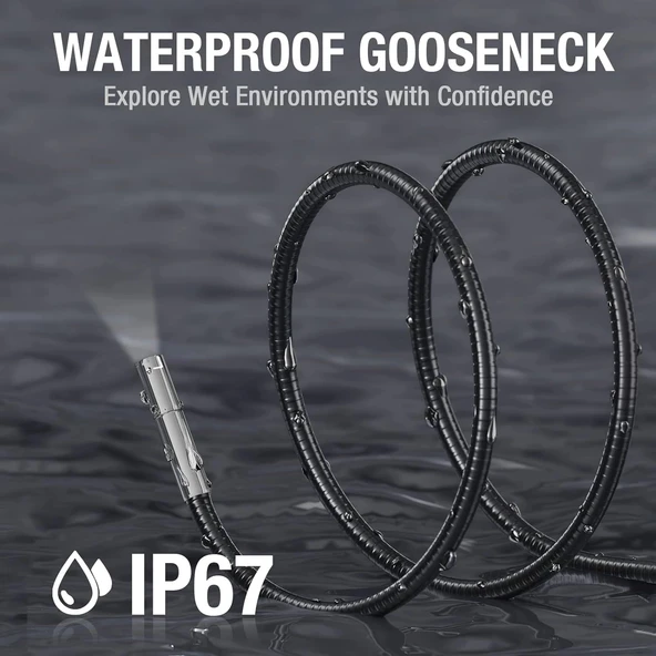 Teslong Endoskop Yedek Kablosu, Tek Lensli Muayene Kamerası - 5m Kablo - 7mm - Resim 4