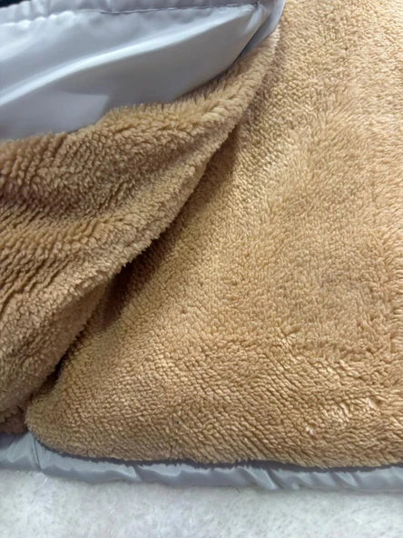 Cg Kids Gri Yandan Cepli içi kürklü Unisex Mont - Resim 2