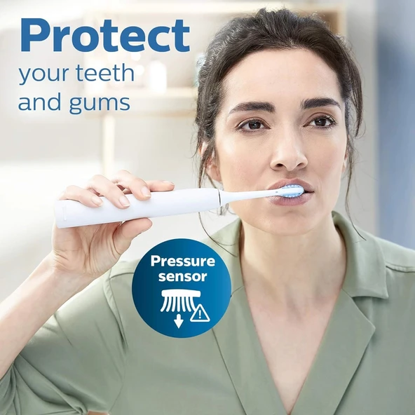 Philips Sonicare ExpertClean 7500, Şarjlı Elektrikli Diş Fırçası - Beyaz - Resim 4