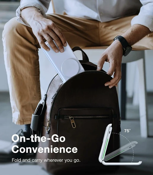 TORRAS MagSafe Şarj Standı - Soğutma 15W Maksimum Hızlı Şarj Cihazı - Resim 4