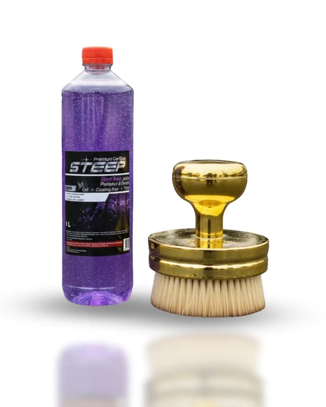 STEEP Ultimate Jel Lastik Parlatıcı Silver Simli 1 Lt Gold Lastik Parlatma Fırçası ürün görseli 1