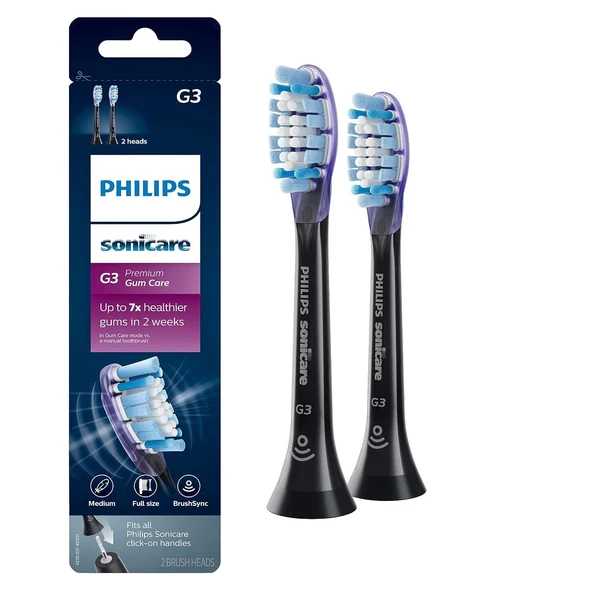 Philips Sonicare G3 Premium Diş Fırçası Başlıkları - 2 Adet - HX9052/95 ürün görseli 1